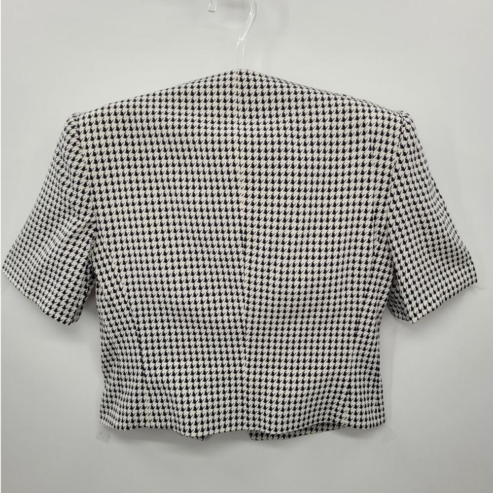 David‎ Hayes Vintage 60s Houndstooth 4 Piece Pleated Maxi Skirt set Outfit Suit - Picture 4 of 16
